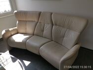 Leder Sofa mit Glastisch - Rheineck