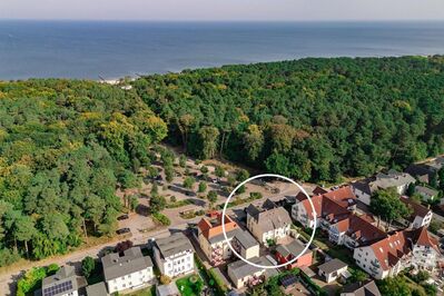 Hubertus am Strand WE 6 - unterm Dach mit toller Veranda und Blick Richtung Wald uns Ostsee!