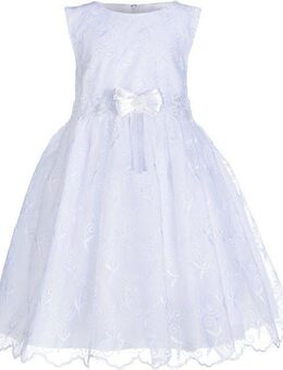 happy girls Taufkleid mit aufgesetzter Schleife vorne in der Taille