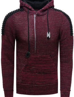 Rusty Neal Kapuzensweatshirt Knitwear mit praktischem Reißverschluss