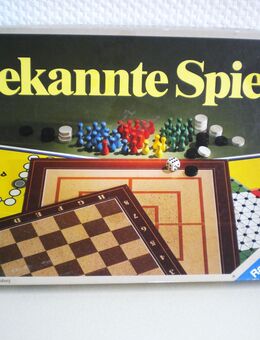 Ravensburger-Bekannte Spiele-20 Spielmöglichkeiten von 1982,ab 8 Jahre,ab 2 Spieler - Linnich