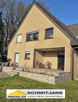 RESERVIERT! Solides Zweifamilienhaus mit wunderschönem großen Grundstück in Lingen-Damaschke - Lingen (Ems)