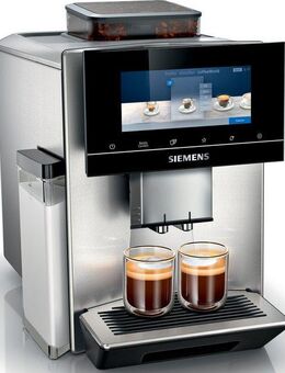 SIEMENS Kaffeevollautomat EQ900 TQ905D03, intuitives 6,8" TFT-Display, Barista-Modus, AromaBoost, App-Steuerung, Geräuschreduzierung,10 Profile, edelstahl