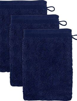 Möve Waschhandschuh Superwuschel, (Set, 3-St), Waschhandschuh Set mit Bordüre, 100% Premium Cotton Baumwolle, weich