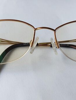 Brille - la Venta - Gold - Halb Rand - mit Brillenetui Hartschale - wie neu - Augsburg