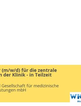 Mitarbeiter (m/w/d) für die zentrale Information der Klinik - in Teilzeit - Heide