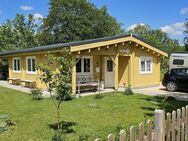 Bungalow mit weiterem Bauplatz - junges Holzhaus im Feriengebiet - Walldürn Zentrum