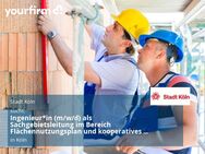 Ingenieur*in (m/w/d) als Sachgebietsleitung im Bereich Flächennutzungsplan und kooperatives Baulandmodell beim Stadtplanungsamt - Köln
