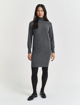 Gant Strickkleid SUPERFINE LAMBSWOOL KNIT Winterkleid, relaxed fit, Rollkragen, aus reiner Wolle