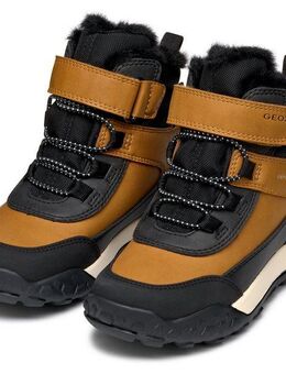 Geox J TREKKYUP BOY B ABX Winterboots Klettstiefel, Snowboots, Winterstiefel mit Klettverschluss