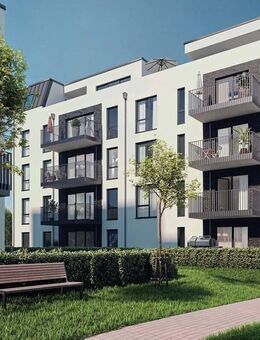Erstbezug: 3-Zimmer-Wohnung mit West-Balkon, Fußbodenheizung und attraktivem Grundriss - Frankfurt (Main)