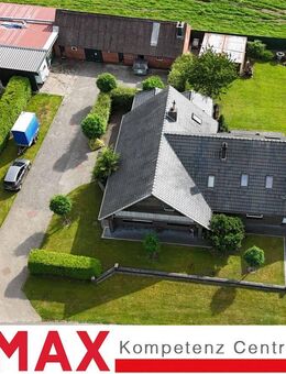 Einfamilienhaus mit 2 Einliegerwohnungen und Werkstatt/Lager/Stall zum Top Preis im Bestzustand auf 8519 m² - Esterwegen