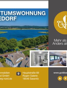 Moderne Eigentumswohnung mit Seeluft - Seeblick in Seedorf am Yachthafen - Sellin (Ostseebad)
