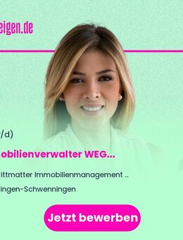 Immobilienverwalter WEG (m/w/d) - Villingen-Schwenningen