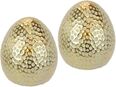 I.GE.A. Osterei Deko-Ei, Osterfigur Oster-Ei (Set, 2 St), Eier, Ostern, Frühlingsdeko, Gartendeko Osterdeko in 00000