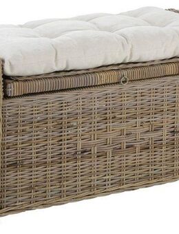 Home affaire Sitztruhe Schönerempfang, TOPSELLER! (Rattan-Bank, OTTOs Choice), Belastbar bis max. 80 Kg, mit Stauraum