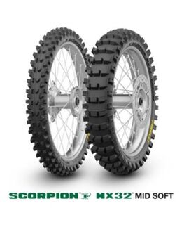 Reifen Pirelli Scorpion MX32 mid soft Moto-Cross Enduro 80/100-21 M/C 51M MST - Eschershausen
