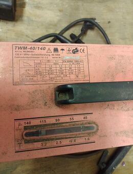 Schweißgerät und Schleifer - Detern