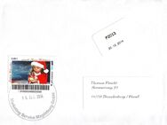 Biberpost: 00.12.2014, "Weihnachten 2014", Satz, Ganzstück (Umschlag), echt gelaufen - Brandenburg (Havel)