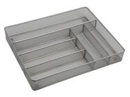 KESPER® Besteckeinsatz Besteckkasten mit 6 Fächern aus Metall (1 St), Organizer mit durchdachter Fächeraufteilung