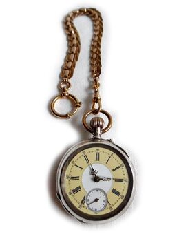 Schöne silberne Bauerntaschenuhr - Nürnberg