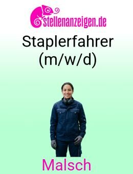 Staplerfahrer (m/w/d) - Malsch (Landkreis Karlsruhe)