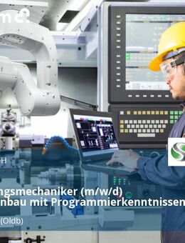 Zerspanungsmechaniker (m/w/d) Prototypenbau mit Programmierkenntnissen - Oldenburg