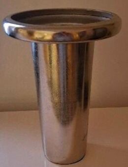 Vase Silberfarben. Aluminium. Firma Colmore. Hochwertige Edel Vase - Kempen
