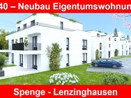 In Lenzinghausen: Moderne EH40 Neubau- ETW´s: z.B. 3 Zi. 80m² Wfl. Ab 2,23%* KfW- Darlehn. NUR 2 TZ. Raten - Herford (Hansestadt)