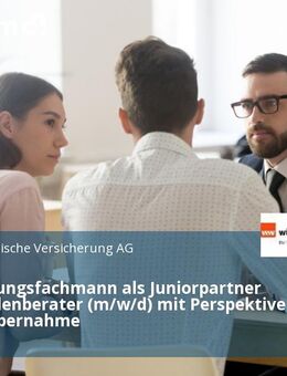 Versicherungsfachmann als Juniorpartner oder Kundenberater (m/w/d) mit Perspektive Agenturübernahme - Pulheim
