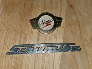 Simson Schwalbe original Lenker/ knieblech Emblem - Havelaue