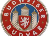 Brauerei Budweiser - Budvar - rundes Blechschild 25 cm - Doberschütz