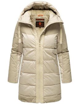 Navahoo Steppjacke Samtkätzchen Modischer, gesteppter Damen Winter Kurzmantel