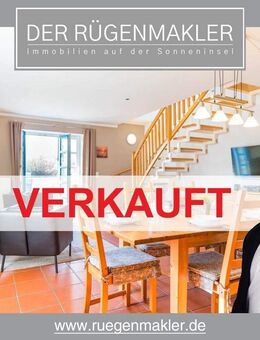 Umsatzstarke (2024: ca. 31.000 €) Maisonettewohnung mit Reihenendhaus-Charakter in Dranske-Bakenberg - Dranske
