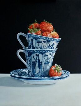 Kunsthandel Gennep - "Langes Eis Mit Erdbeeren" - Kleve Zentrum