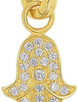 Amor Charm-Einhänger Fatima´s Hand, mit Zirkonia (synth)