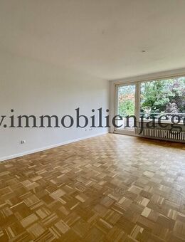 Zentrales Poppenbüttel - 2.Hausreihe - Garten-Wohnung mit Balkon und Fahrstuhl - TG-Platz - frei - Hamburg
