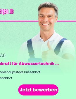 Fachkraft für Abwassertechnik / Chemikant*in - Düsseldorf