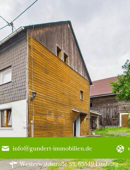 ?? Charmantes Einfamilienhaus mit Scheune, großem Grundstück & Entwicklungspotenzial in ruhiger Lage - Merenberg (Marktflecken)
