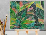 Acryl Bild -"Tropical Blätter * - Celle