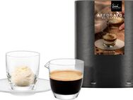 Eisch Espressoglas Affogato al caffè Glas 109/5 mit Kännchen, Kristallglas, im Geschenkkarton, 100 ml, 3-teilig