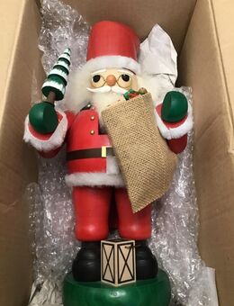 Erzgebirge Richard Glässer großer Weihnachtsmann Nussknacker ca 34 cm Weihnachtsschmuck - Meerbusch