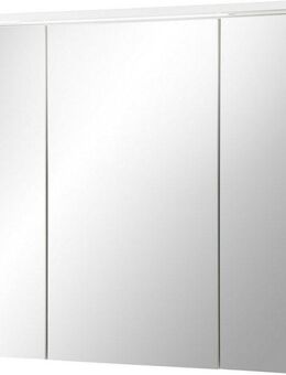 Schildmeyer Spiegelschrank Profil 16 made in Germany Breite 80 cm, 3-türig, LED-Beleuchtung, Schalter-/Steckdosenbox