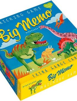 Magellan Spiel Big Memo Dinosaurs, Kinderspiel, Made in Germany