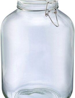 WESTMARK Fermentationsglas, Glas, Kunststoff, (1-tlg), 5 Liter