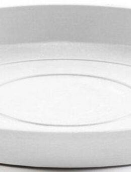 ECOPOTS Topfuntersetzer Rund 40 Weiß, Zubehör für Ecopots Pflanzgefäße, für innen und außen: frostsicher, bruchsicher und lichtbeständig