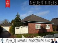 Ebenerdiges Wohnen leicht gemacht! Gepflegter Bungalow mit Garage und Garten in Sackgassenlage (Erbbaugrundstück) - Krummhörn