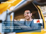 Logistikexperte mit Fahrerlaubnis für Lastkraftwagen (m/w/d) - Hannover