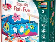 Lisciani Spiel Montessori Holz-Lernspielzeug - Fish Fun, Kinderspiel, Made in Europe