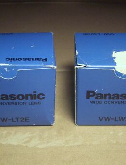 Tele und Weitwinkel Vorsatzlinsen 49 mm Panasonic VW-LW2E und Panasonic VW-LT2E - Oberhaching